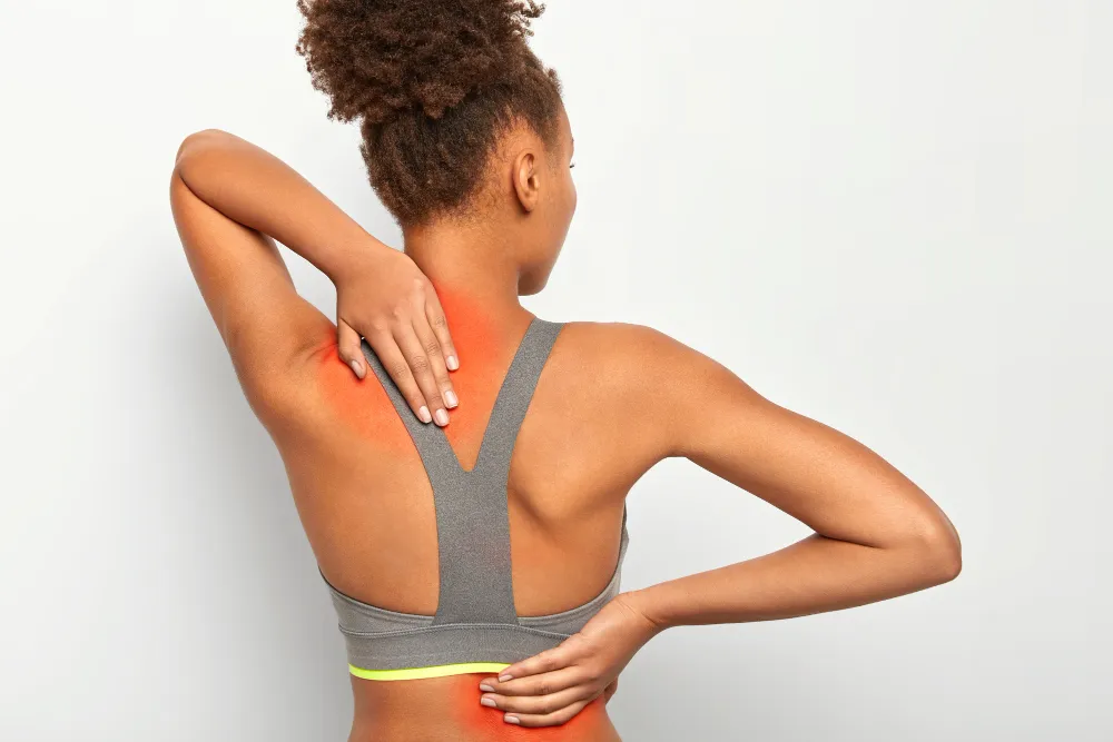 high and low back pain